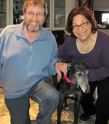 Maya with her new adoptive family